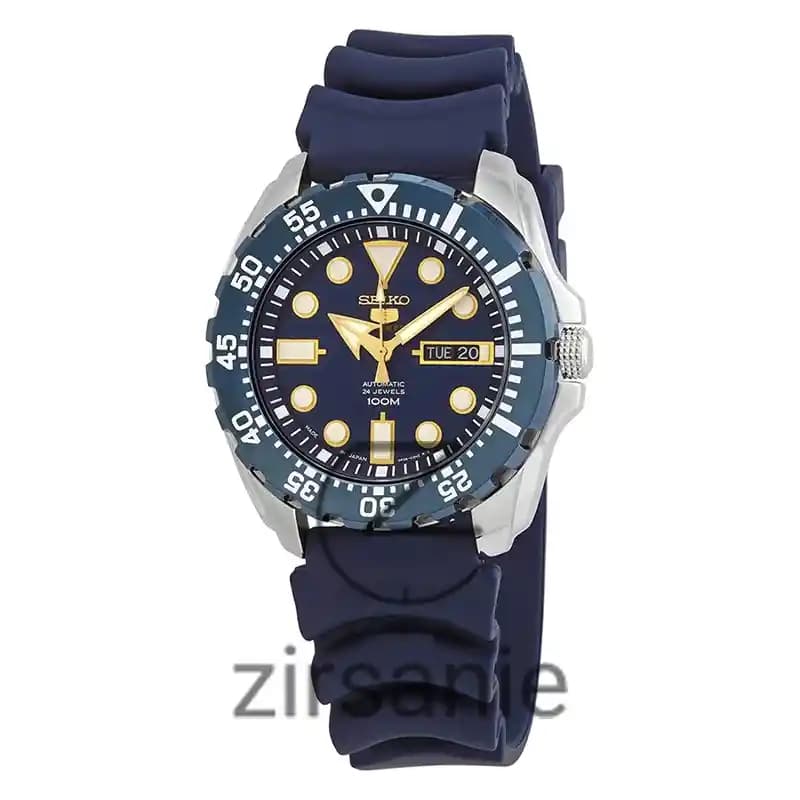 ساعت مچی مردانه سیکو 5 اسپرت اتوماتیک سیلور آبی Seiko 5 Sport Automatic Silver Blue