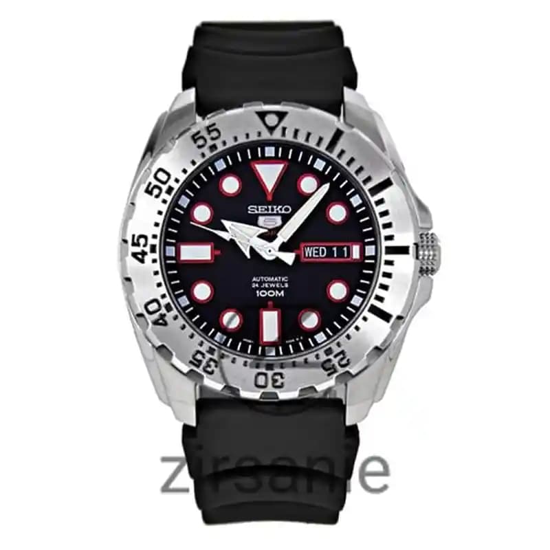 ساعت مچی مردانه سیکو 5 اسپرت اتوماتیک سیلور مشکی Seiko 5 Sport Automatic Silver Black