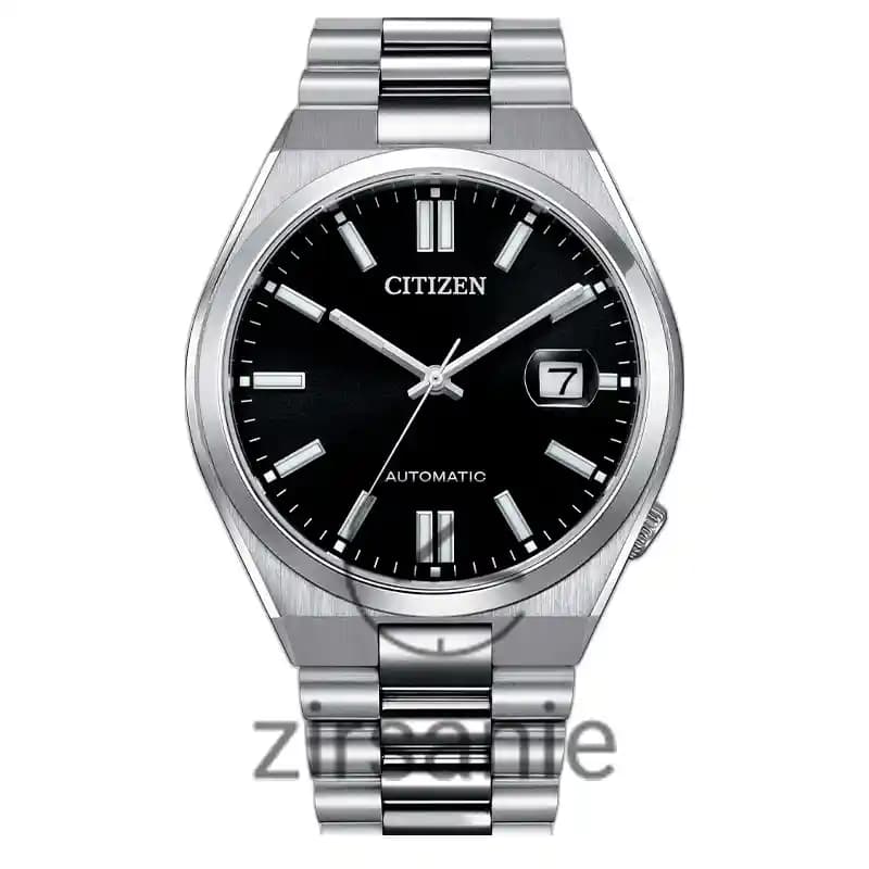 ساعت مچی مردانه سیتیزن سویوسا اتوماتیک سیلور صفحه مشکی Citizen TSUYOSA Automatic Silver Black Screen