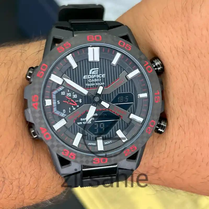ساعت مچی مردانه ادیفایس کاسیو مشکی Edifice Casio Black — تصویر ۷