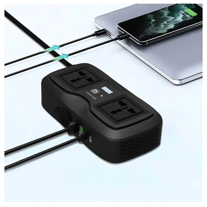 اینورتر 200 وات گرین لاین مدل Green Lion GC-233 Power Inverter — تصویر ۳