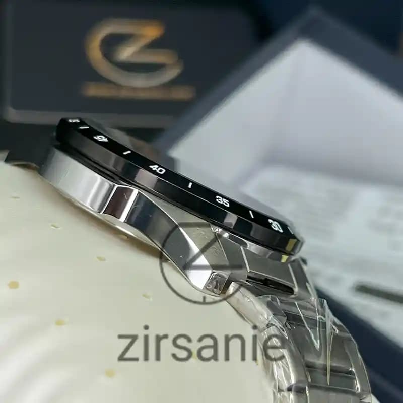 ساعت مچی مردانه ادیفایس کاسیو سیلور صفحه مشکی Edifice Casio Silver Black Screen — تصویر ۵