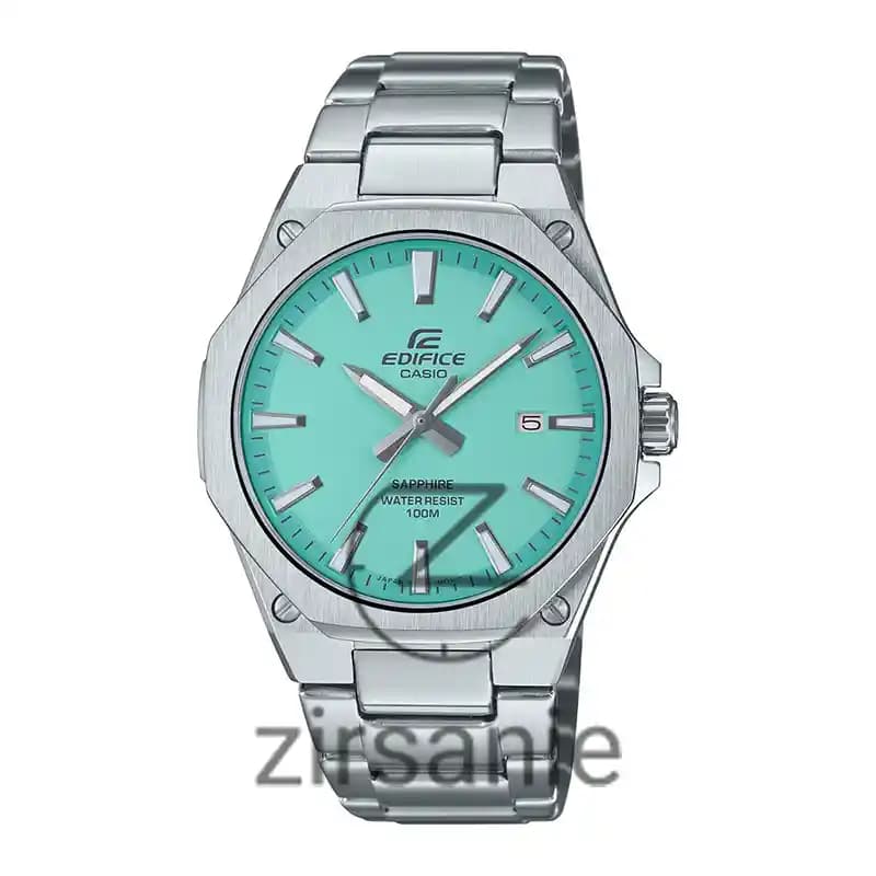 ساعت مچی مردانه ادیفایس کاسیو سیلور صفحه تیفانی Edifice Casio Silver Tiffany Screen