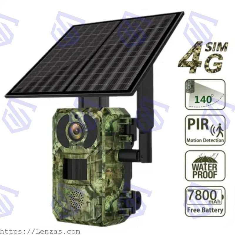دوربین جنگلی سولار (تریل کم خورشیدی) سیمکارتی 4MP — تصویر ۱۰