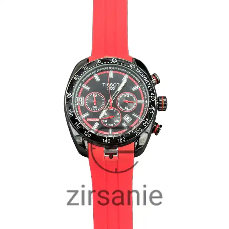 ساعت مچی مردانه تیسوت 1853 مدل prs330 قرمز مشکی Tissot 1853 prs330 Red Black