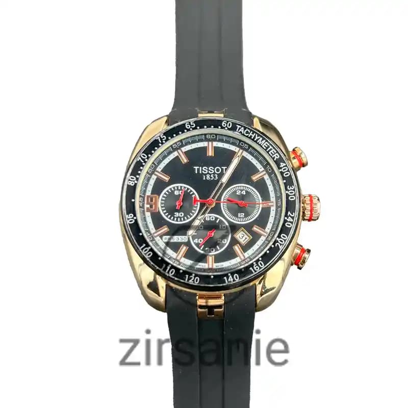 ساعت مچی مردانه تیسوت 1853 مدل prs330 رزگلد مشکی Tissot 1853 prs330 RoseGold Black