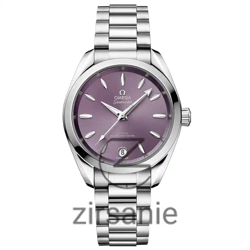 ساعت مچی مردانه امگا سی مستر اتوماتیک سیلور صفحه صورتی Omega SeaMaster Automatic Silver Pink Screen