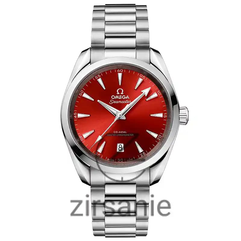 ساعت مچی مردانه امگا سی مستر اتوماتیک سیلور صفحه قرمز Omega SeaMaster Automatic Silver Red Screen — تصویر ۲
