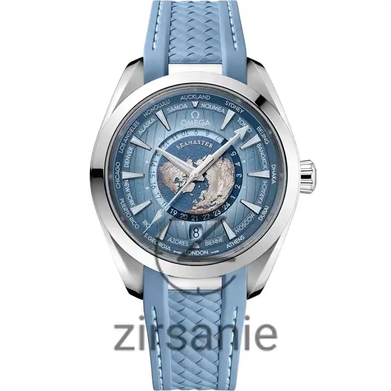 ساعت مچی مردانه امگا سی مستر اتوماتیک سیلور صفحه تیفانی Omega SeaMaster Automatic Silver Tiffany Screen