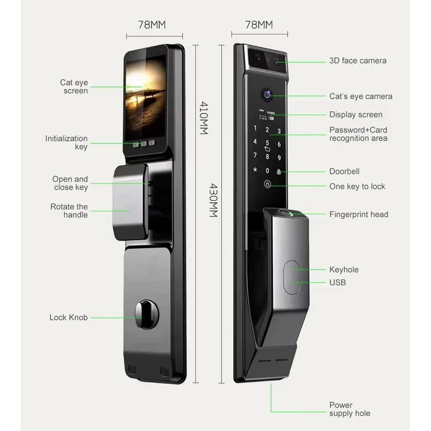 دستگیره دیجیتال HC Pro مدل SE300 — تصویر ۶