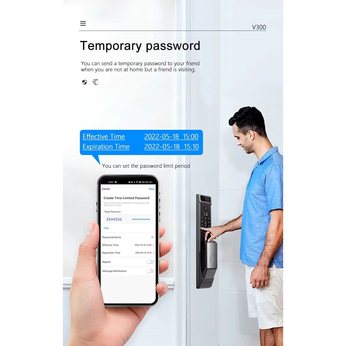 دستگیره دیجیتال HC Pro مدل SE300 — تصویر ۸