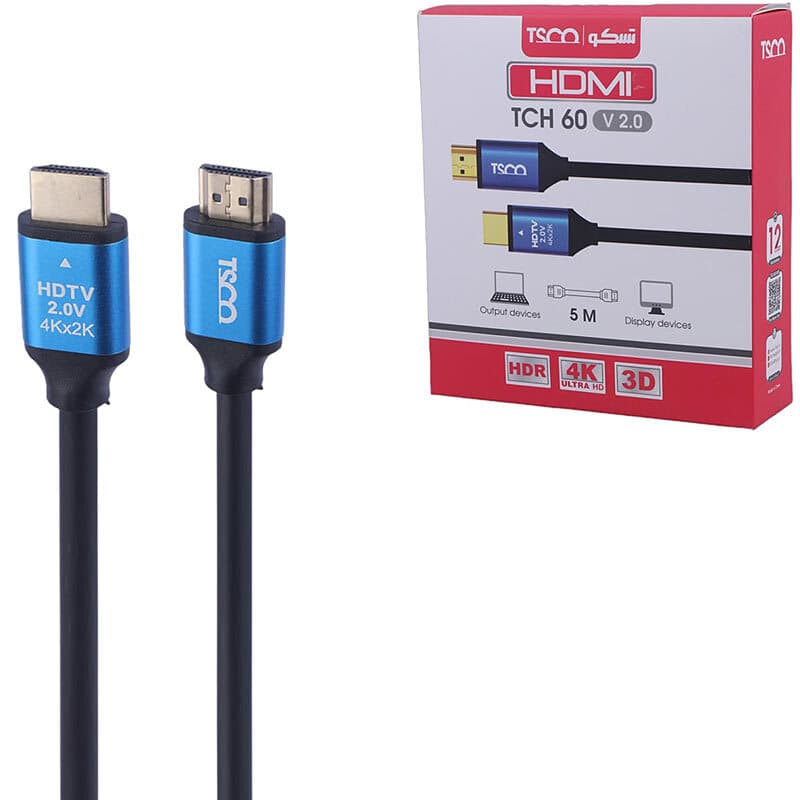 کابل HDMI به طول 5 متر تسکو مدل TCH 60 4K — تصویر ۲