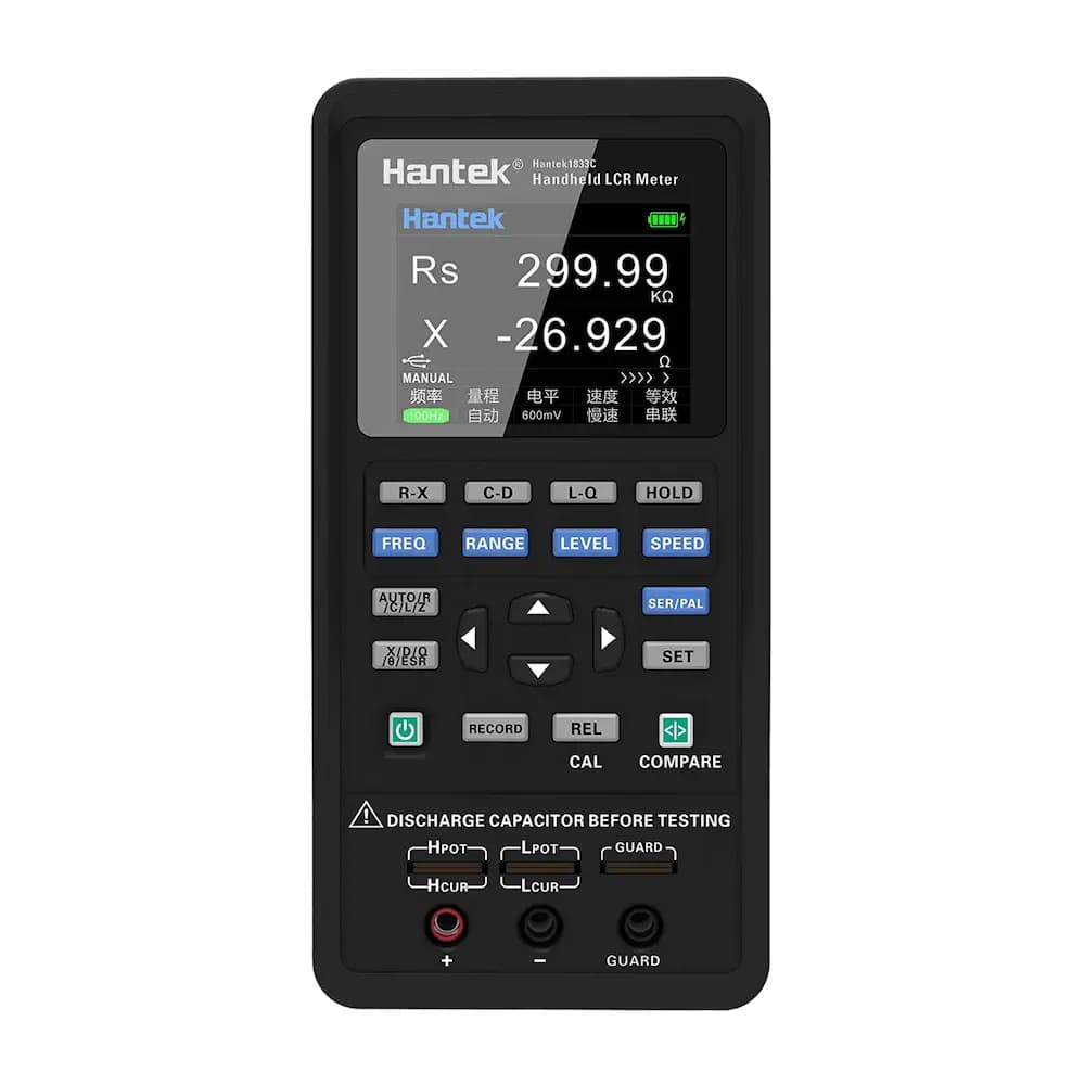 LCR متر هانتک با فرکانس 100KHz مدل Hantek 1833C / ارسال از تهران