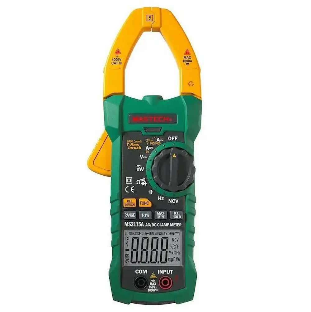 مولتی متر کلمپی 1000 آمپر AC/DC مستک MASTECH MS2115A / ارسال از تهران — تصویر ۵