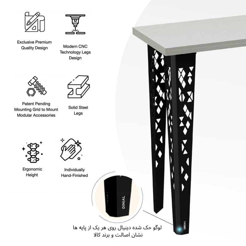 میز کنسول مدل DI12036-75-03 — تصویر ۴