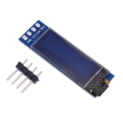 ماژول نمایشگر OLED 128*32 0.91 اینچ با ارتباط I2C (سفید) — تصویر ۲