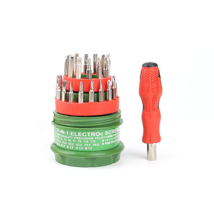 پیچ گوشتی همه کاره استوانه ای (لیوانی)31 پارچه XR Tools Screwdriver Set — تصویر ۴