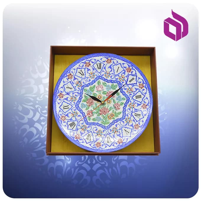 ساعت مینا 30 سانت با جعبه MDF چرمی