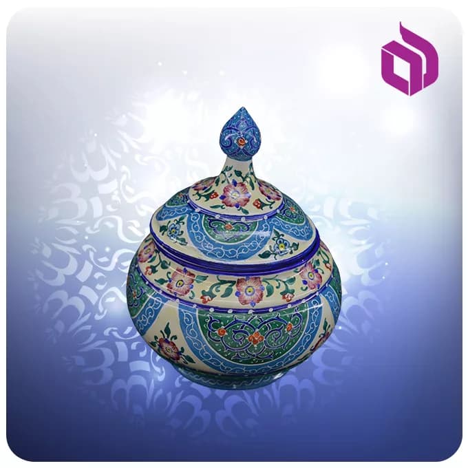 قندان مینا 14 سانت — تصویر ۲