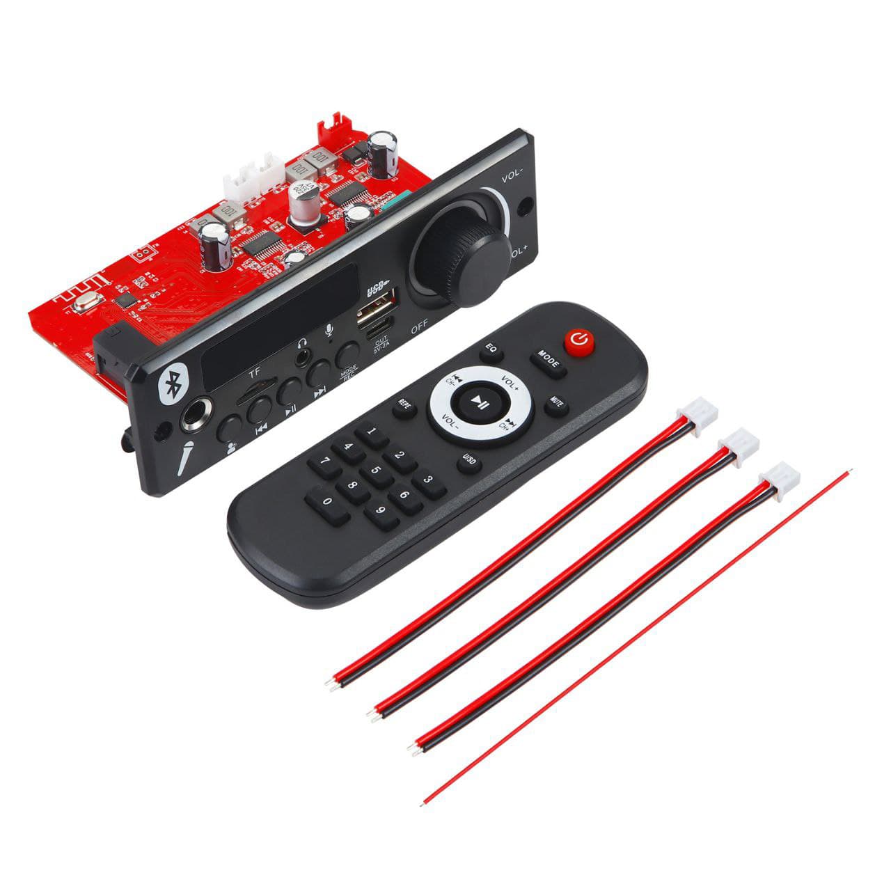 پخش MP3 PLAYER پنلی بلوتوثی با آمپلی فایر 2X80W مدل JX-X1‏ — تصویر ۴