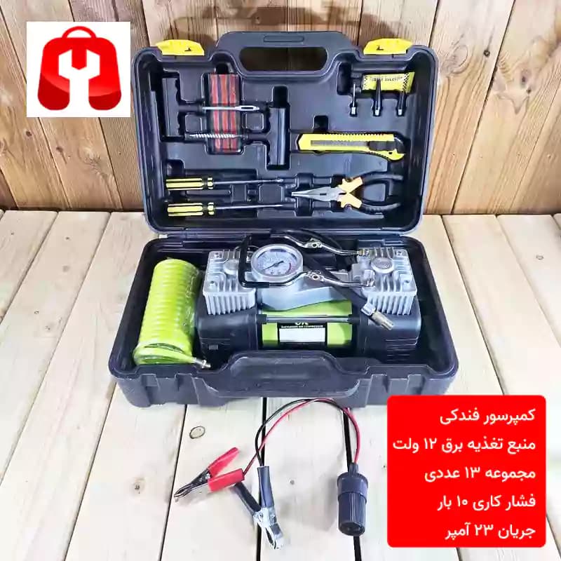 پمپ کمپرسور باد فندکی ماشین اوکی مدل TH-521 — تصویر ۲