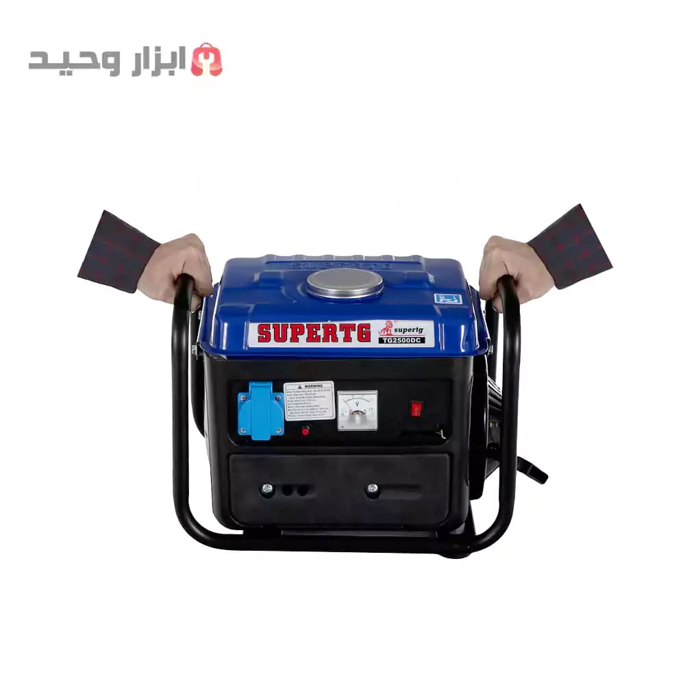 موتور برق مسافرتی 800 وات قابل حمل 2 زمانه بنزینی مدل 220v(ارسال رایگان) — تصویر ۴