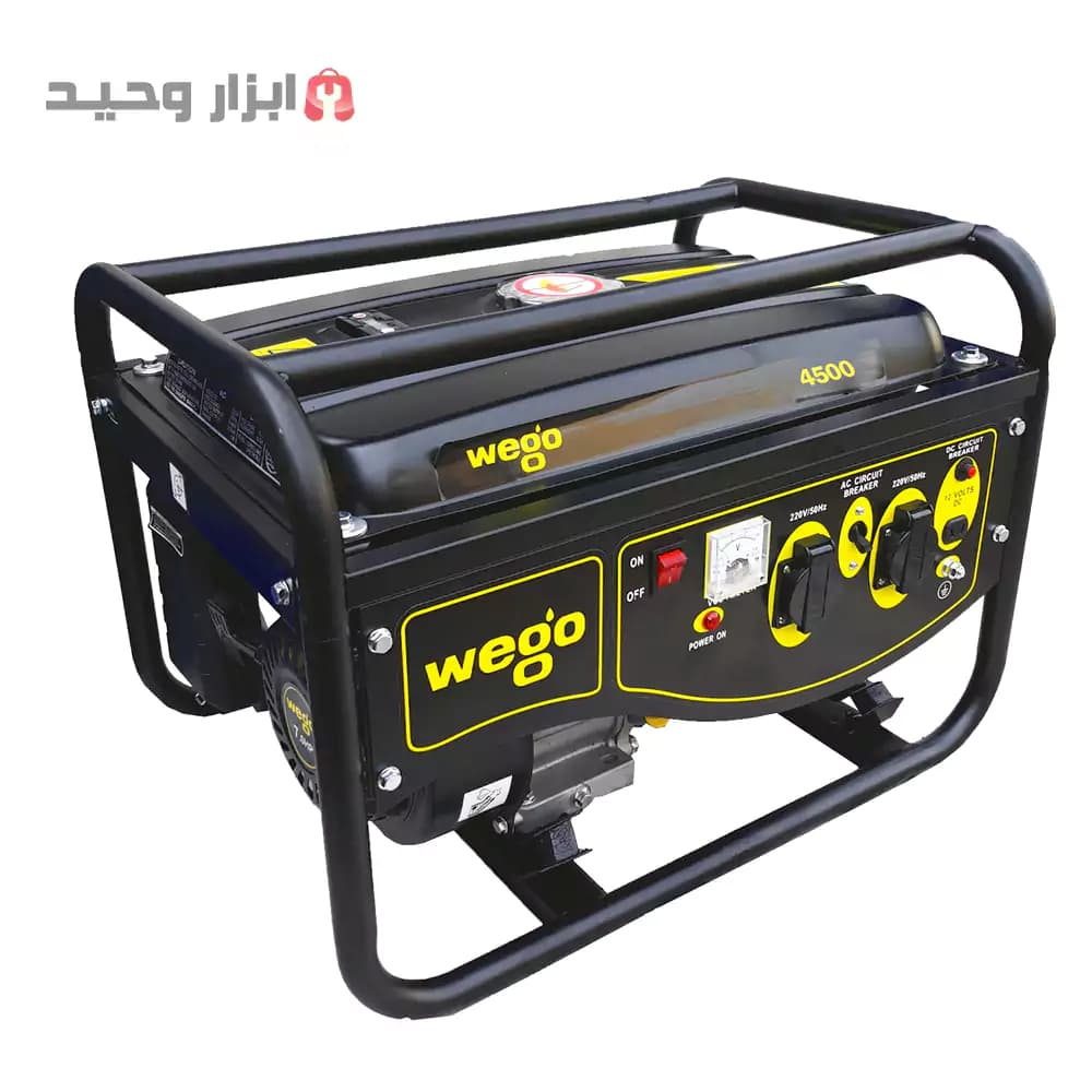 ژنراتور موتور برق 3 کیلو وات 100% مسی بنزینی 4 زمانه wego(ارسال رایگان)