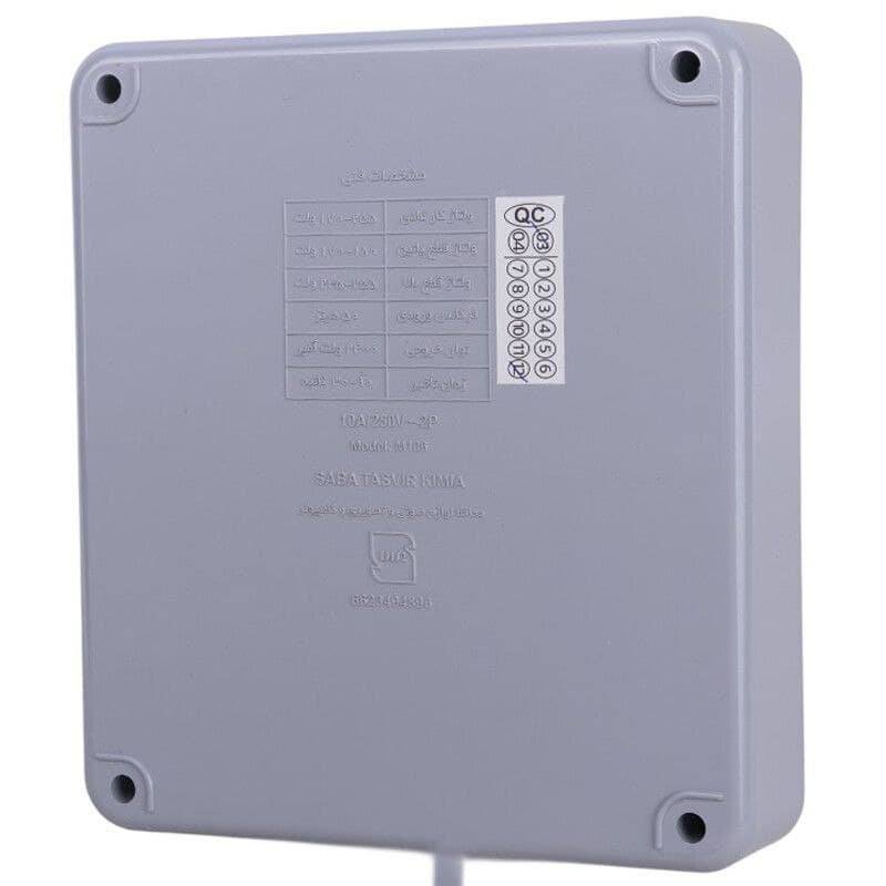 محافظ کامپیوتر 6 خانه دیجیتال تیراژه مدل M106 با طول کابل 1.8 متری — تصویر ۱۰