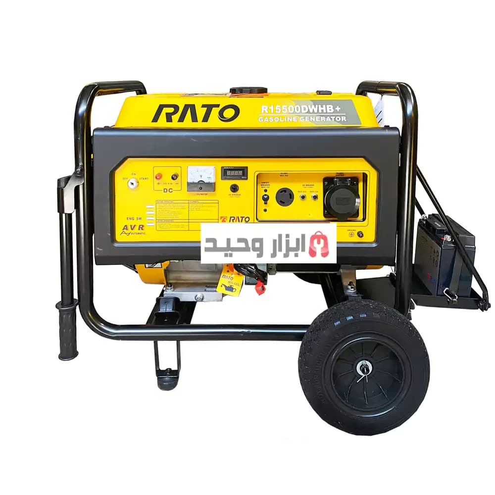 موتور برق 8.5 کیلو وات استارتی 18 اسب بخار راتو RATO 15500WHB(ارسال رایگان) — تصویر ۴