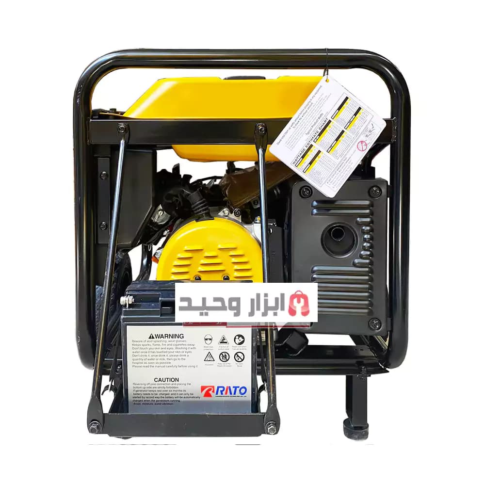 موتور برق 8.5 کیلو وات استارتی 18 اسب بخار راتو RATO 15500WHB(ارسال رایگان) — تصویر ۲