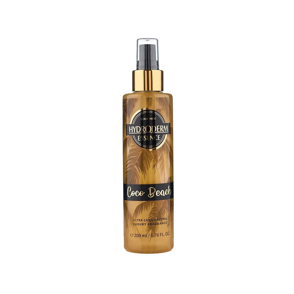 بادی اسپلش زنانه هیدرودرم مدل Coco Beach حجم 200 میلی لیتر Hydroderm Body Splash Coco Beach For Women 200ml
