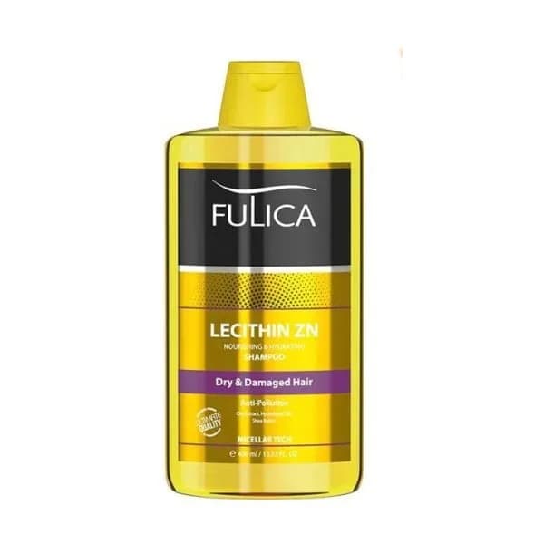 شامپو فاقد سولفات فولیکا مدل Lecithin Zn مناسب موهای خشک و آسیب دیده حجم 400 میلی لیتر Fulica Lecithin Zn Shmapoo For Dry And Damaged Hair 400ml — تصویر ۲