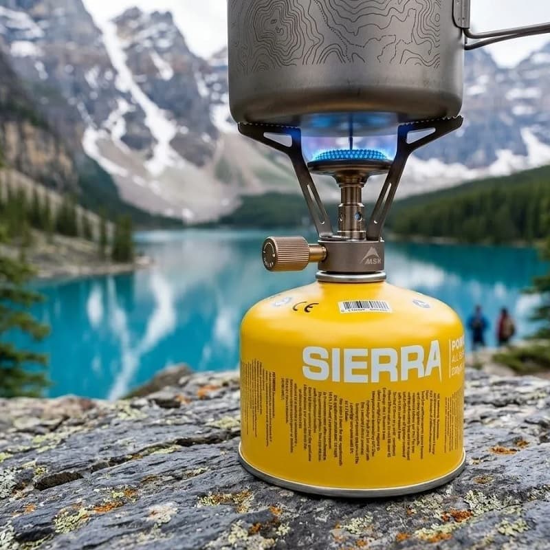 کپسول گاز کوهنوردی 230 گرمی Sierra — تصویر ۲