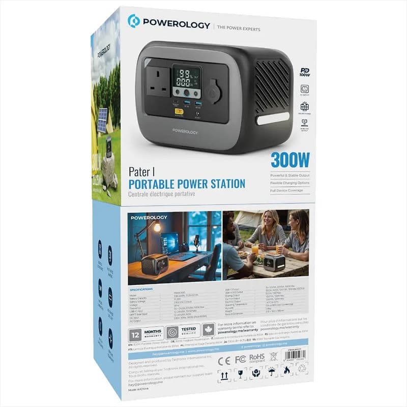 پاور استیشن Powerology مدل Pater1 300W — تصویر ۲
