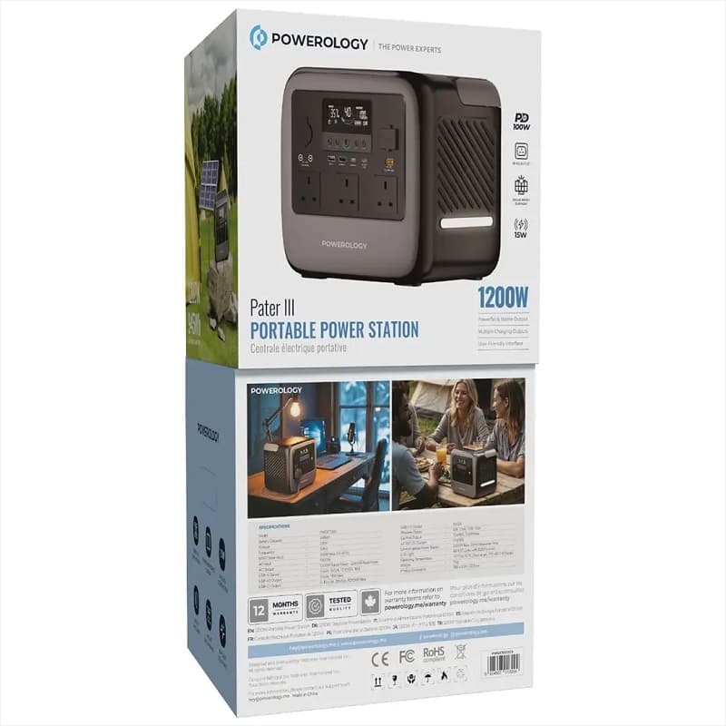 پاور استیشن Powerology مدل Pater3 1200W — تصویر ۲