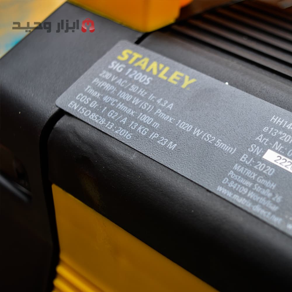موتور برق استنلی SIG1200s | کم صدا با قدرت 1000 وات(ارسال رایگان) — تصویر ۲