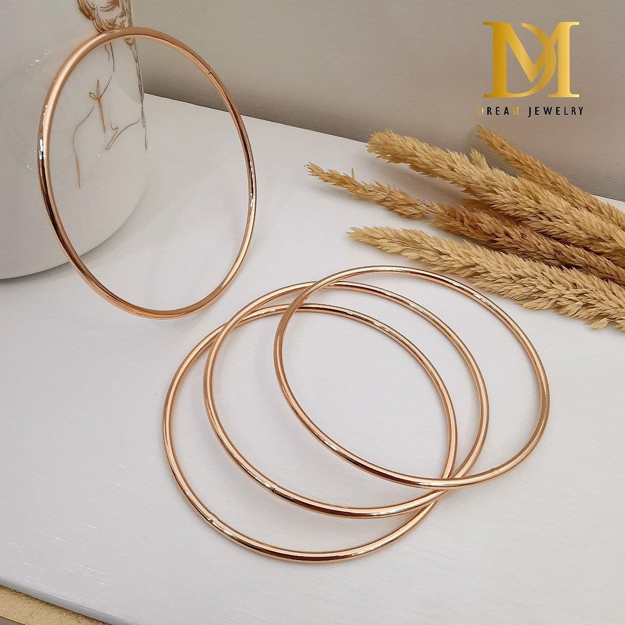 النگو آینه ای دریم سایز 62 پک 3 عددی کد B1337