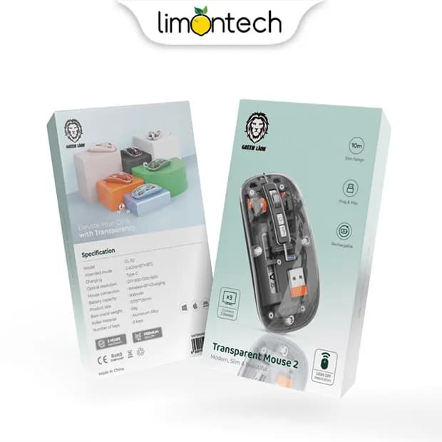 موس شفاف گرین لاین مدل Transparent Mouse 2