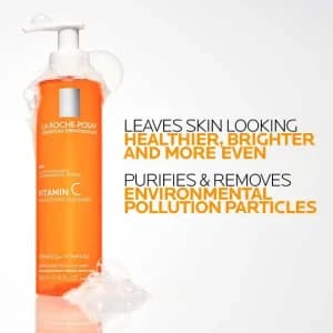 ژل شستشوی صورت روشنکننده و ضدلک لاروش پوزای حاوی ویتامین C و نیاسینامید مدل La Roche-Posay Vitamin C Brightening Cleanser — تصویر ۴