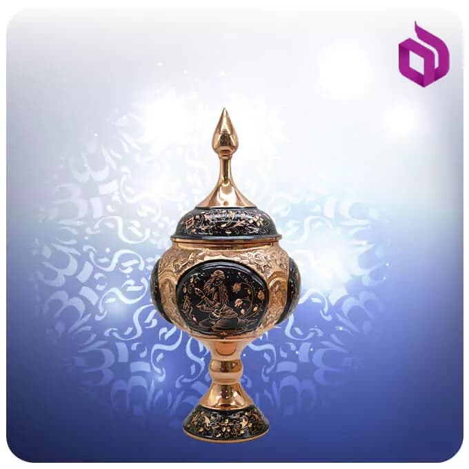 شکلات خوری خاص مس و الماس تراش 28 سانت