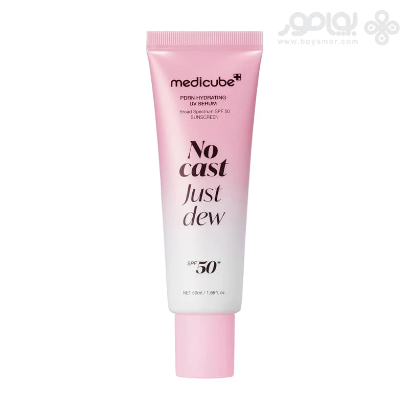 سرم ضد آفتاب SPF50+ آبرسان PDRN مدی‌ کیوب مدل No Cast Just Dew / اقساطی — تصویر ۵