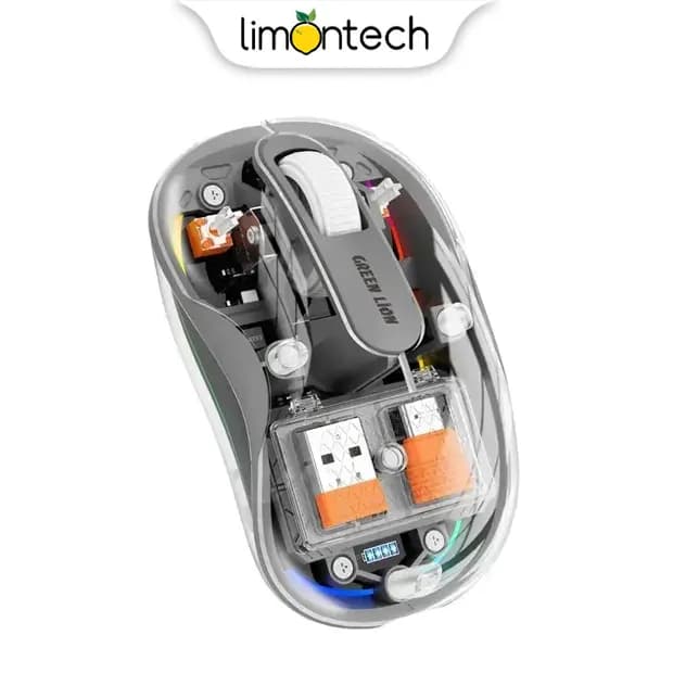 موس شفاف گرین لاین مدل Green Lion Turtle Mouse — تصویر ۲