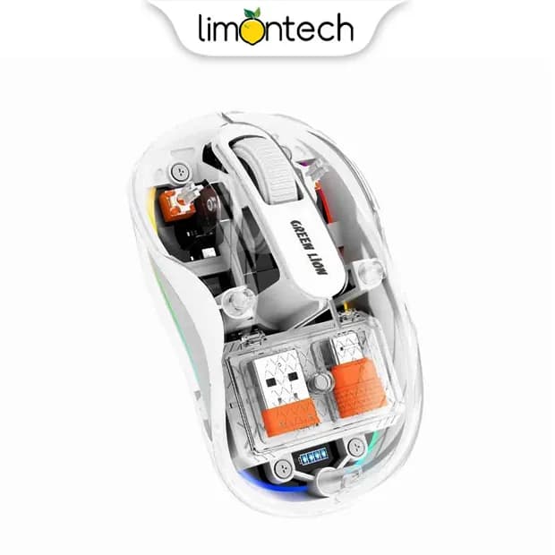 موس شفاف گرین لاین مدل Green Lion Turtle Mouse — تصویر ۳