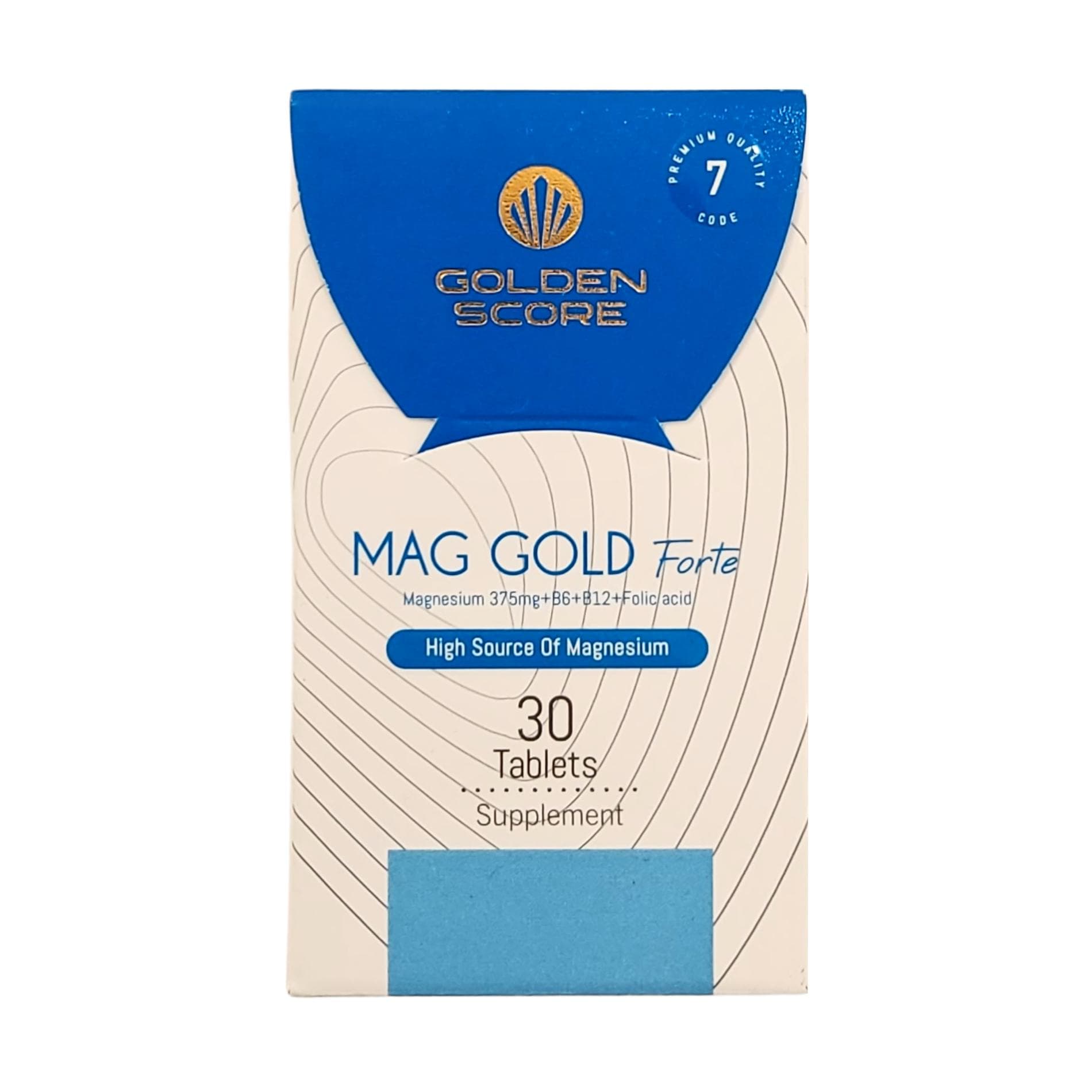 قرص مگ گلد فورته گلدن اسکور 30 عدد Golden Score Mag Gold Forte 30 Tablets
