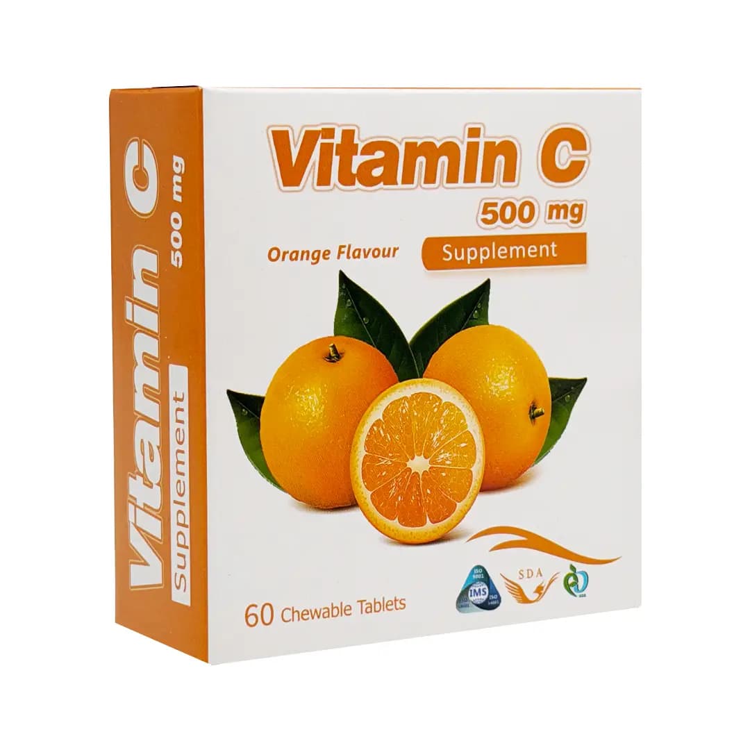 قرص جویدنی ویتامین C 500 میلی گرم سیمرغ دارو عطار 60 عدد Simorgh Darou Attar Vitamin C 500mg 60 Chewable Tabs — تصویر ۲