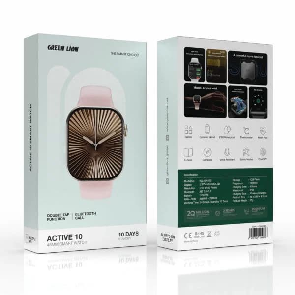 ساعت هوشمند اکتیو سری 10 گرین Green Active 10 46mm Smart Watch — تصویر ۸