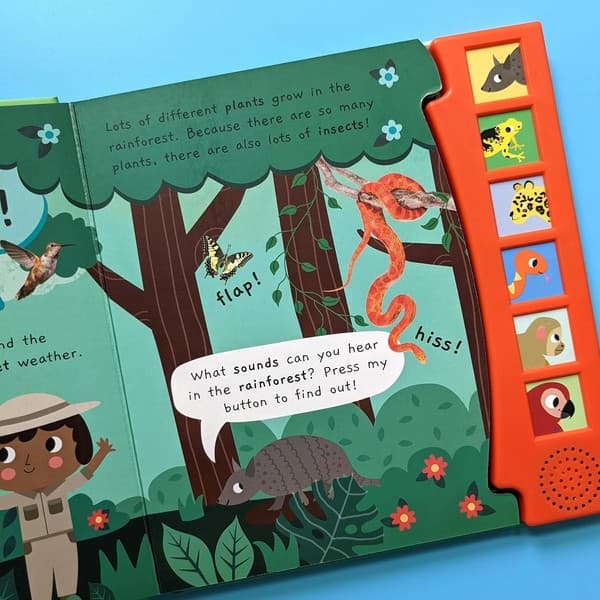 little wonders sound book – noisy rainforest — تصویر ۴
