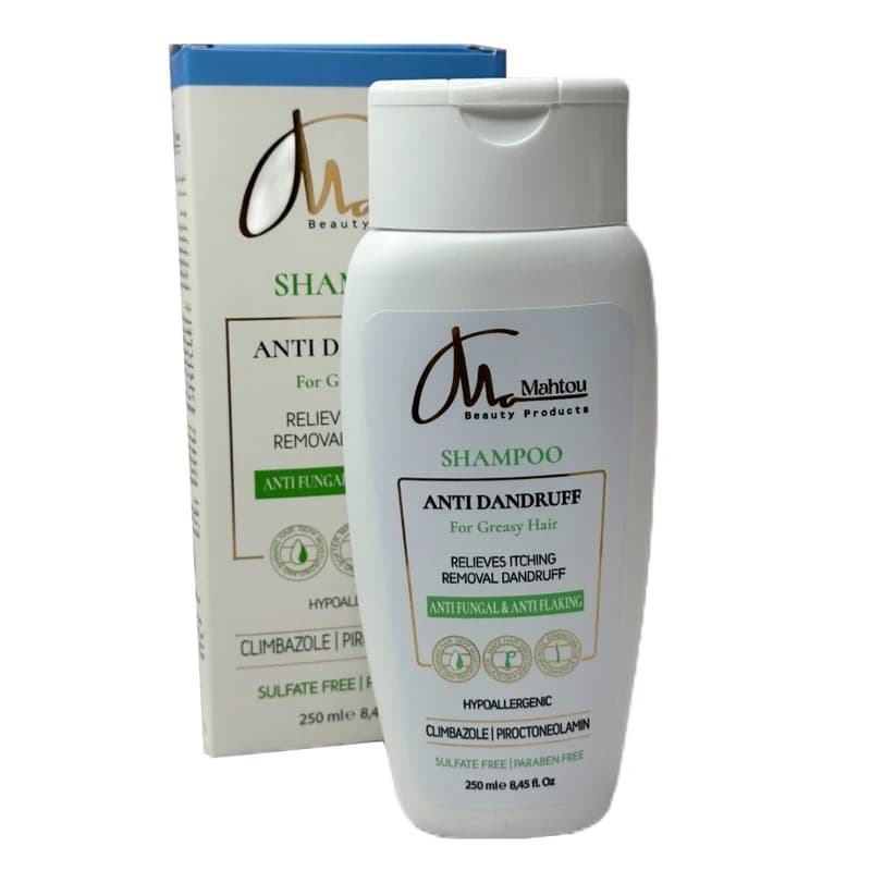 شامپو ضد شوره موی چرب ماهتو 250 میلی لیتر Mahtou Anti-Dandruff Shampoo for Greasy Hair 250ml — تصویر ۲
