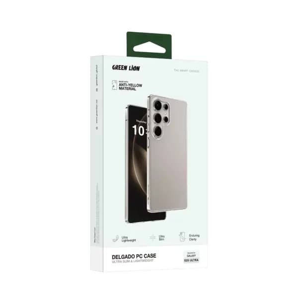 قاب شفاف دلگادو سامسونگ سری اس 25 گرین Green Delgado PC Case S25 Series