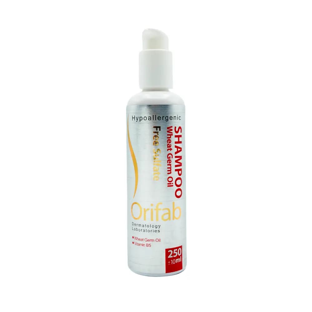 شامپو بدون سولفات مخصوص موهای رنگ شده جوانه گندم اوری فاب Orifab Free Sulfate Color Protecting Shampoo Wheat Germ Oil